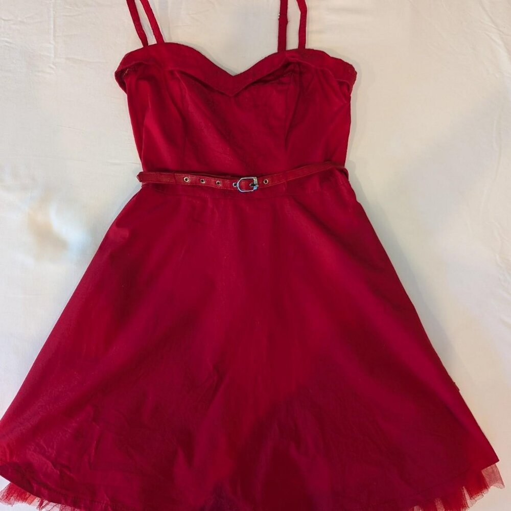 Red retro dress from Royal Bones by Daang in medium